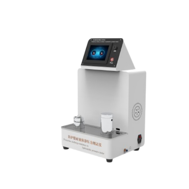 防護(hù)服耐液體靜壓力測(cè)試儀、靜酸壓檢測(cè)儀