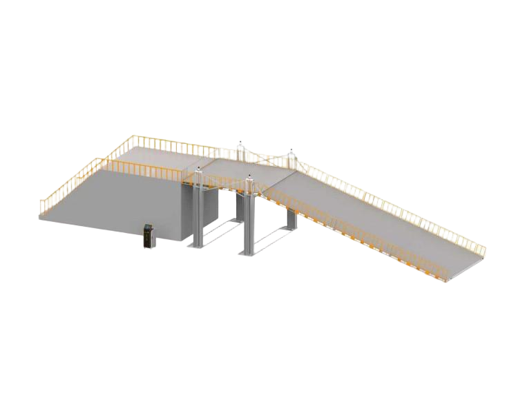 測(cè)試機(jī)器人最大斜坡角度設(shè)備試驗(yàn)臺(tái)